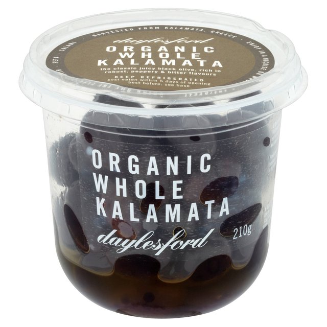 Daylesford Organic Kalamata Olives, 210g
