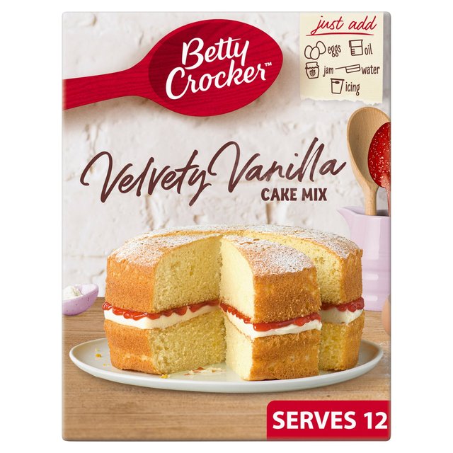 Betty Crocker Velvety Vanilla Cake Mix, 425g