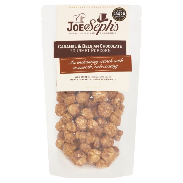 Joe & Seph’s Caramel & Belgian Chocolate Popcorn, 75g