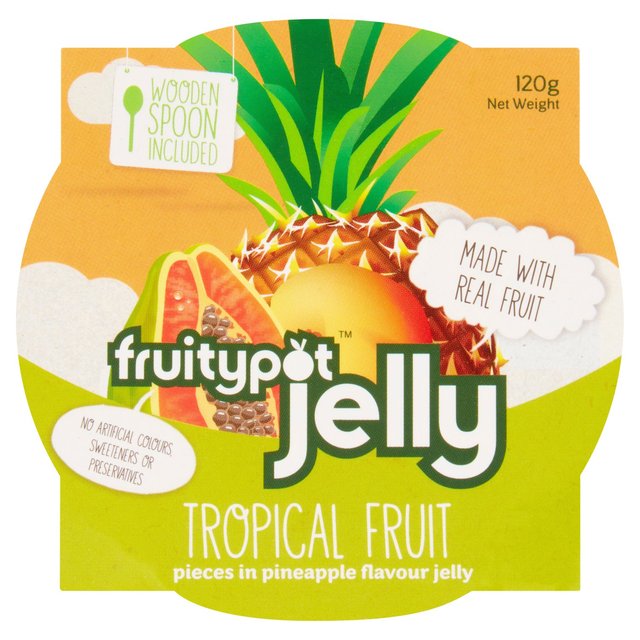 Fruity Pot Jelly Tropical Fruit in Pineapple Flavour, 120g