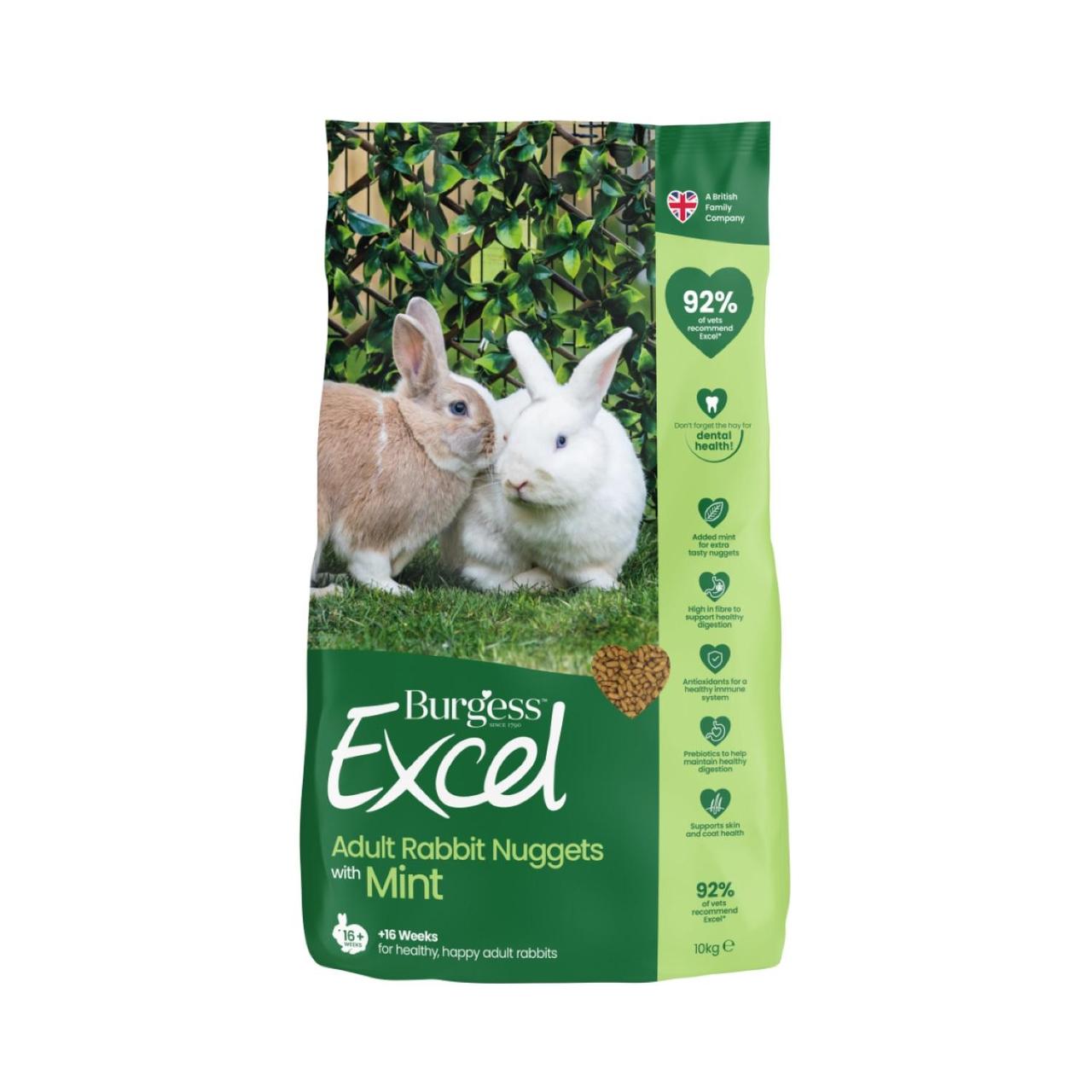 An image of Burgess Excel Rabbit Adult Food with Mint