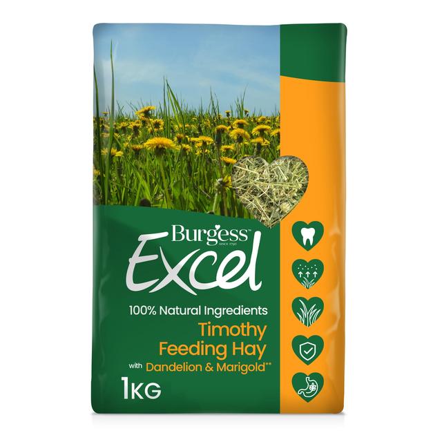 Burgess Excel Feeding Hay With Dandelion and Marigold, 1kg