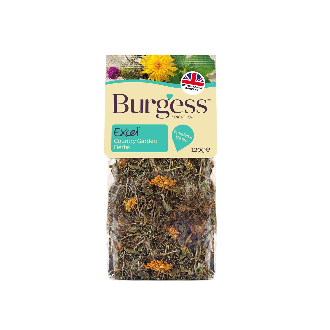 An image of Burgess Excel Natural Snack Country Garden Herbs