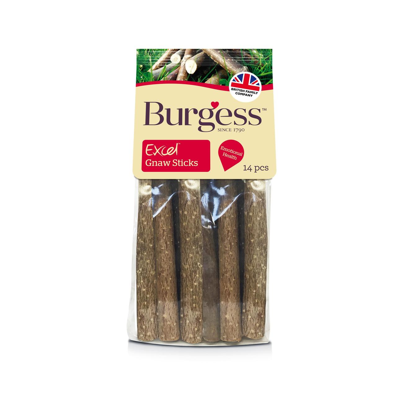 An image of Burgess Excel Natural Snacks Gnaw Sticks