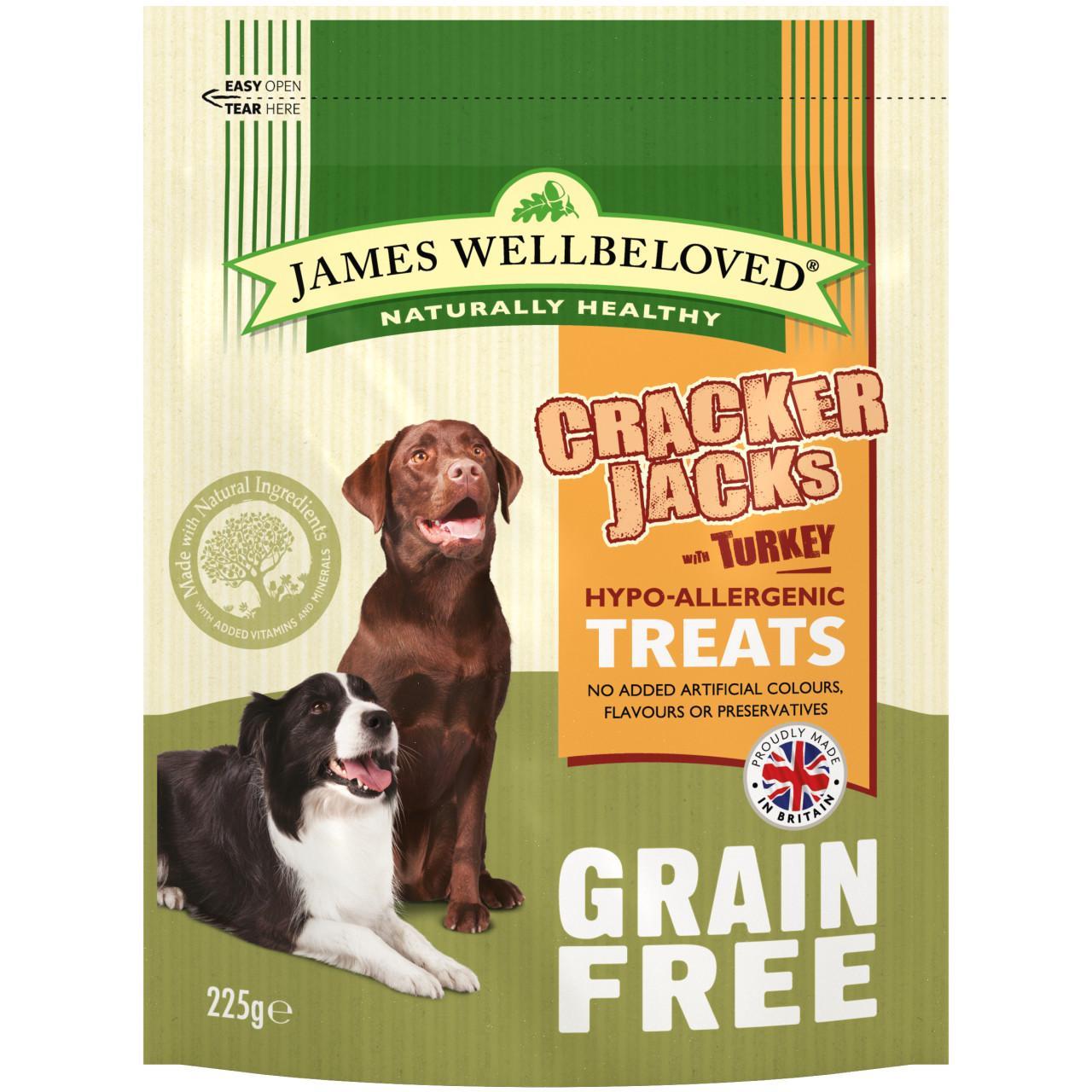 An image of James Wellbeloved Grain Free Turkey Crackerjacks
