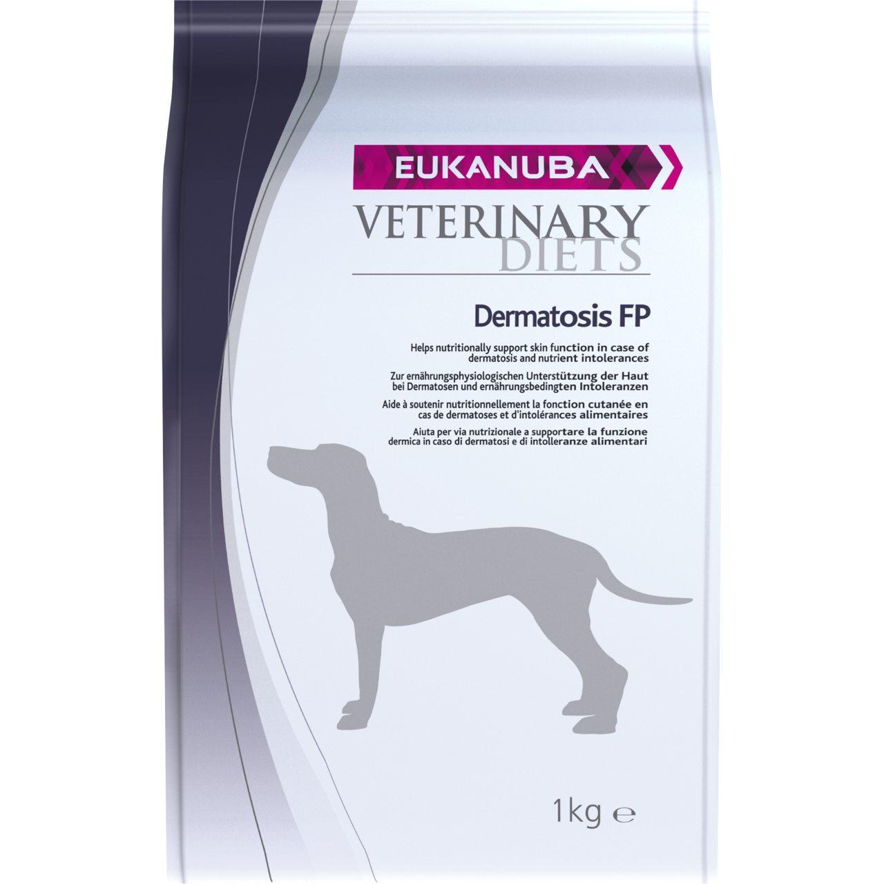 An image of Eukanuba Veterinary Diets Canine Dermatosis FP