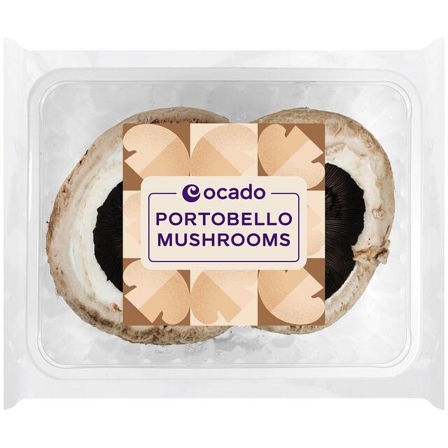 Ocado Portobello Mushrooms Min, 2 Per Pack